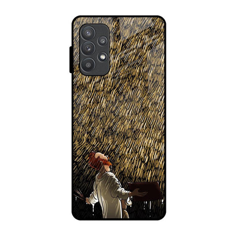 Rain Festival Samsung Galaxy A52 Glass Back Cover Online