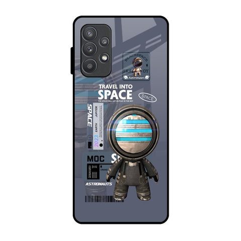 Space Travel Samsung Galaxy A52 Glass Back Cover Online
