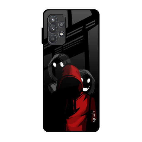 Shadow Character Samsung Galaxy A52 Glass Back Cover Online