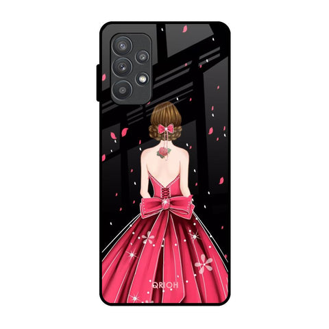 Fashion Princess Samsung Galaxy A52 Glass Back Cover Online