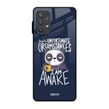 Struggling Panda Samsung Galaxy A52 Glass Back Cover Online