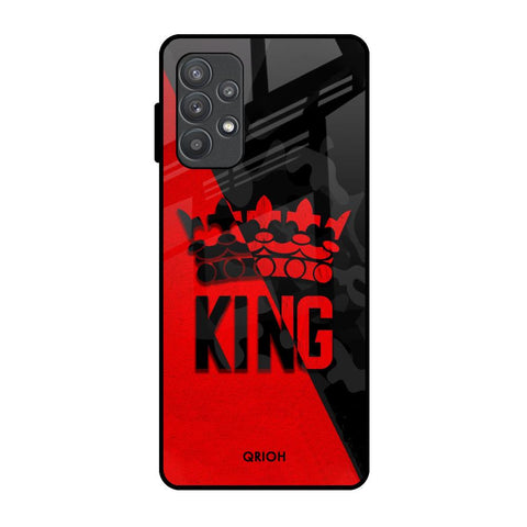 I Am A King Samsung Galaxy A52 Glass Back Cover Online