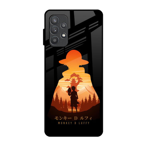 Luffy One Piece Samsung Galaxy A52 Glass Back Cover Online