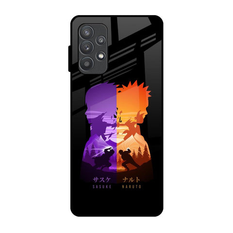 Minimalist Anime Samsung Galaxy A52 Glass Back Cover Online