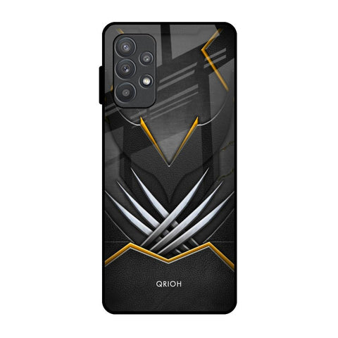 Black Warrior Samsung Galaxy A52 Glass Back Cover Online