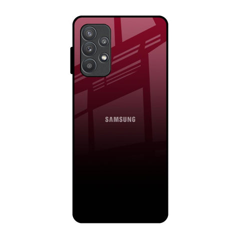 Wine Red Samsung Galaxy A52 Glass Back Cover Online