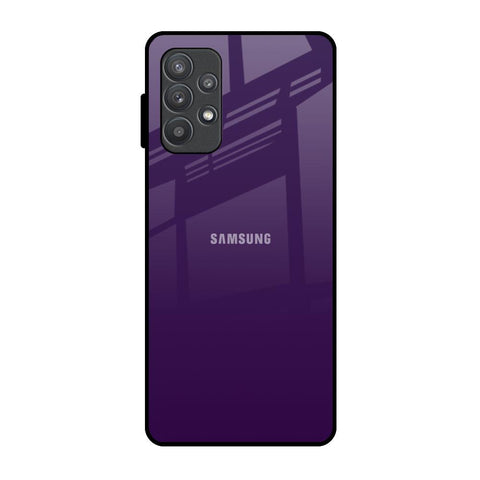 Dark Purple Samsung Galaxy A52 Glass Back Cover Online