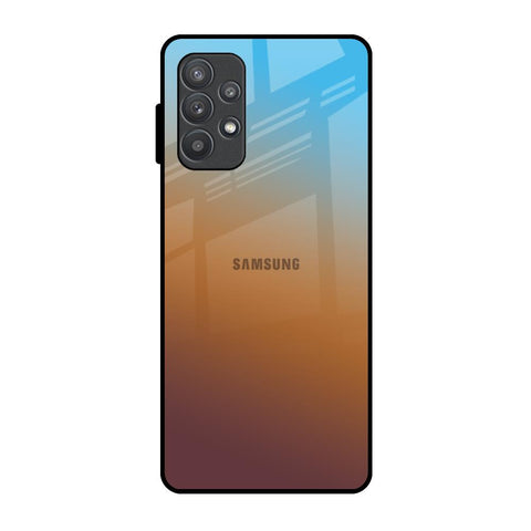 Rich Brown Samsung Galaxy A52 Glass Back Cover Online