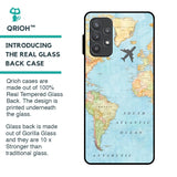 Travel Map Glass Case for Samsung Galaxy A52