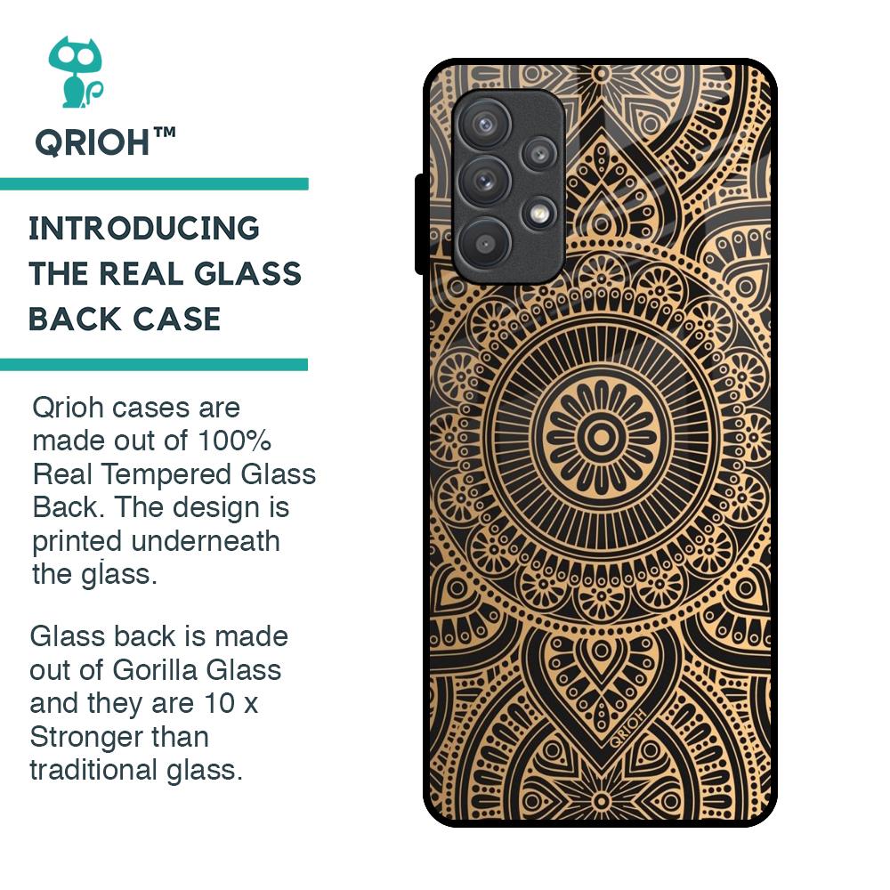 Luxury Mandala Glass Case for Samsung Galaxy A52