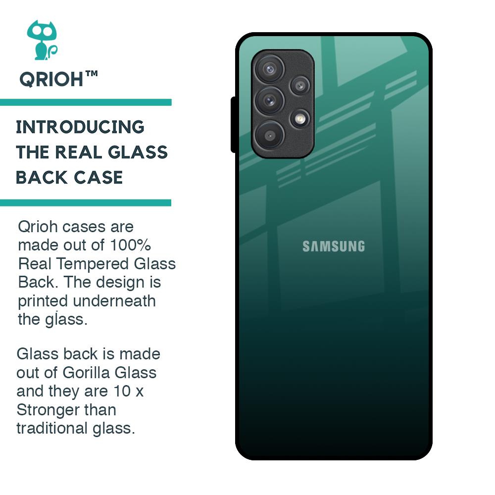Palm Green Glass Case For Samsung Galaxy A52