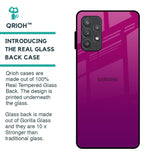 Magenta Gradient Glass Case For Samsung Galaxy A52