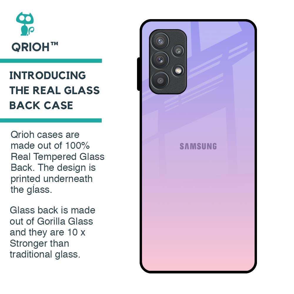 Lavender Gradient Glass Case for Samsung Galaxy A52
