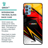 Race Jersey Pattern Glass Case For Samsung Galaxy A52