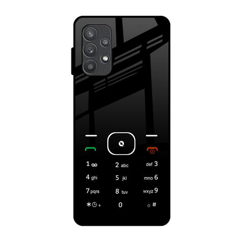 Classic Keypad Pattern Samsung Galaxy A72 Glass Back Cover Online