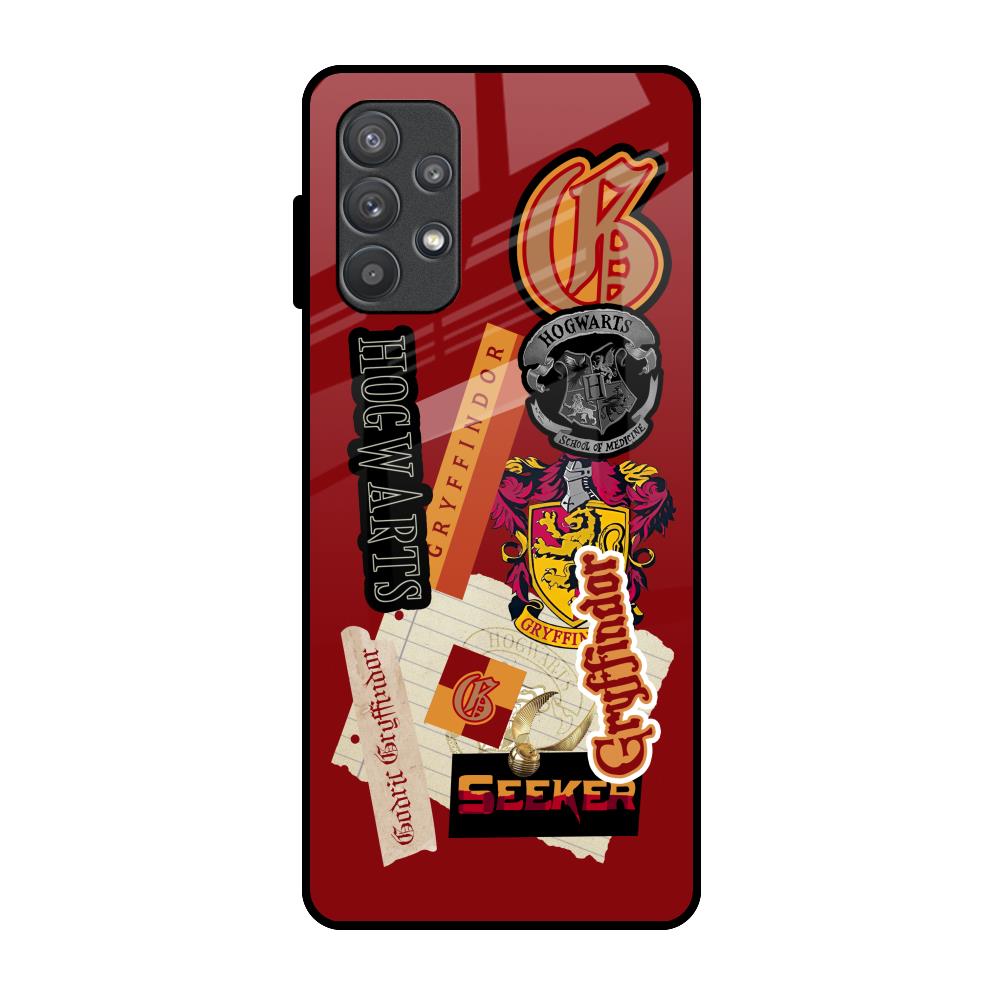 Gryffindor Samsung Galaxy A72 Glass Back Cover Online