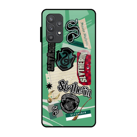Slytherin Samsung Galaxy A72 Glass Back Cover Online