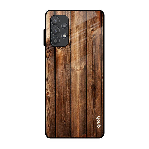 Timber Printed Samsung Galaxy A72 Glass Back Cover Online