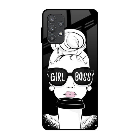 Girl Boss Samsung Galaxy A72 Glass Back Cover Online