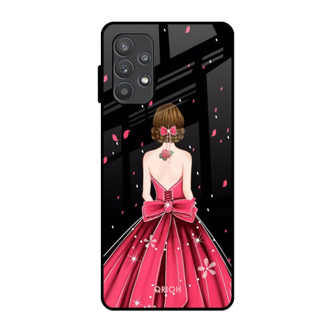 Fashion Princess Samsung Galaxy A72 Glass Back Cover Online