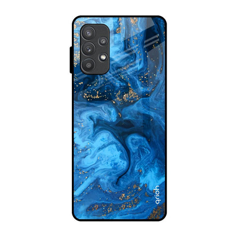 Gold Sprinkle Samsung Galaxy A72 Glass Back Cover Online