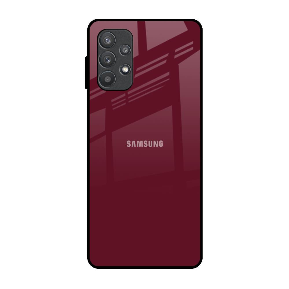 Classic Burgundy Samsung Galaxy A72 Glass Back Cover Online