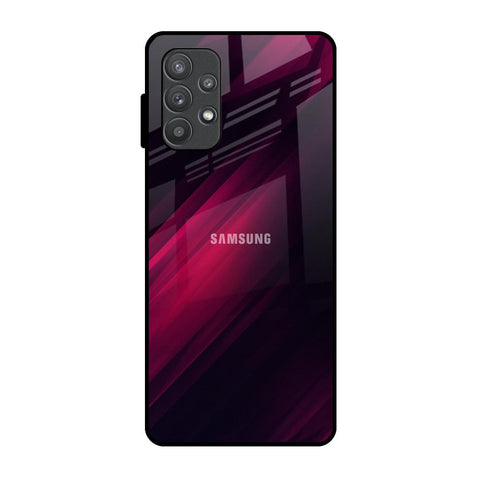 Razor Black Samsung Galaxy A72 Glass Back Cover Online