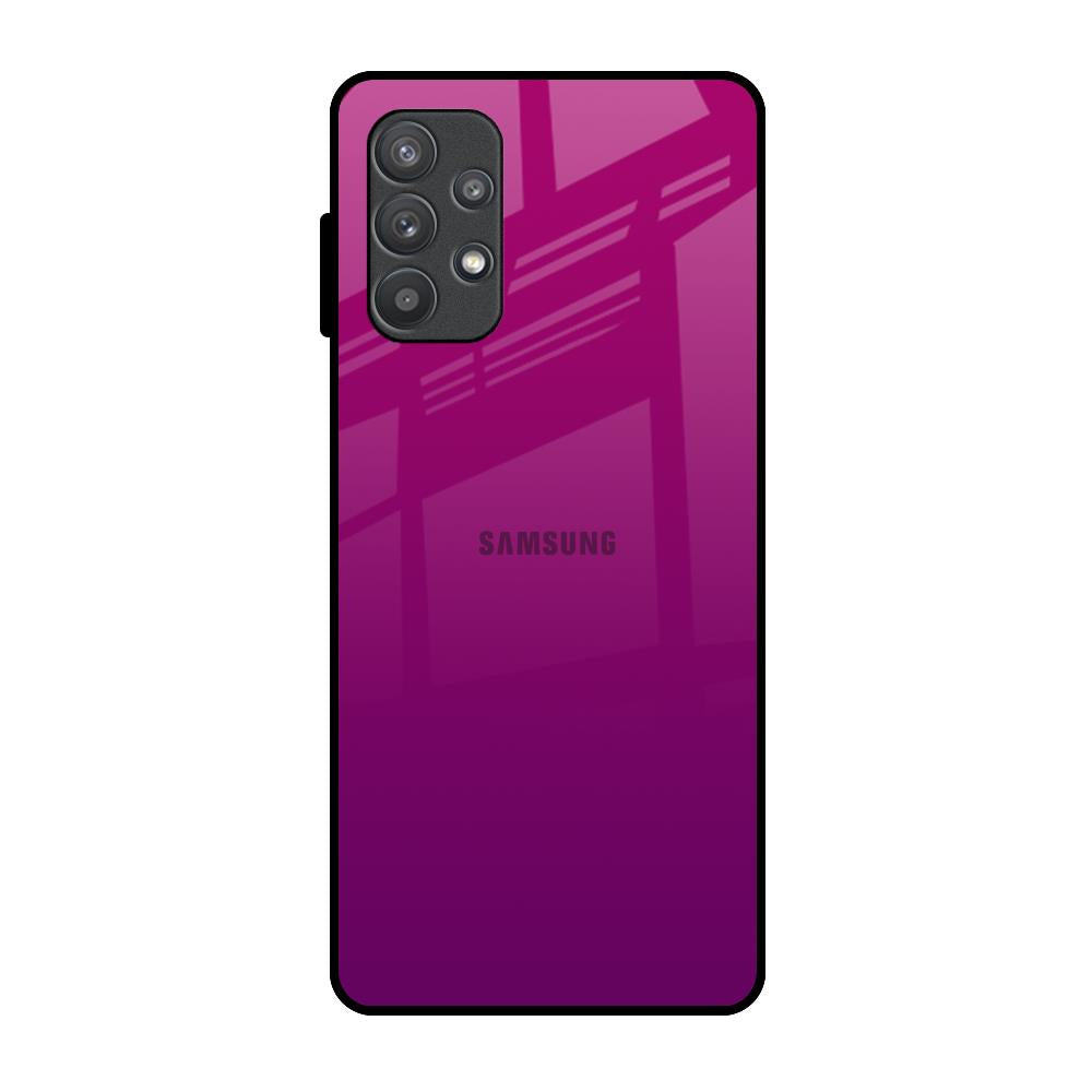 Magenta Gradient Samsung Galaxy A72 Glass Back Cover Online