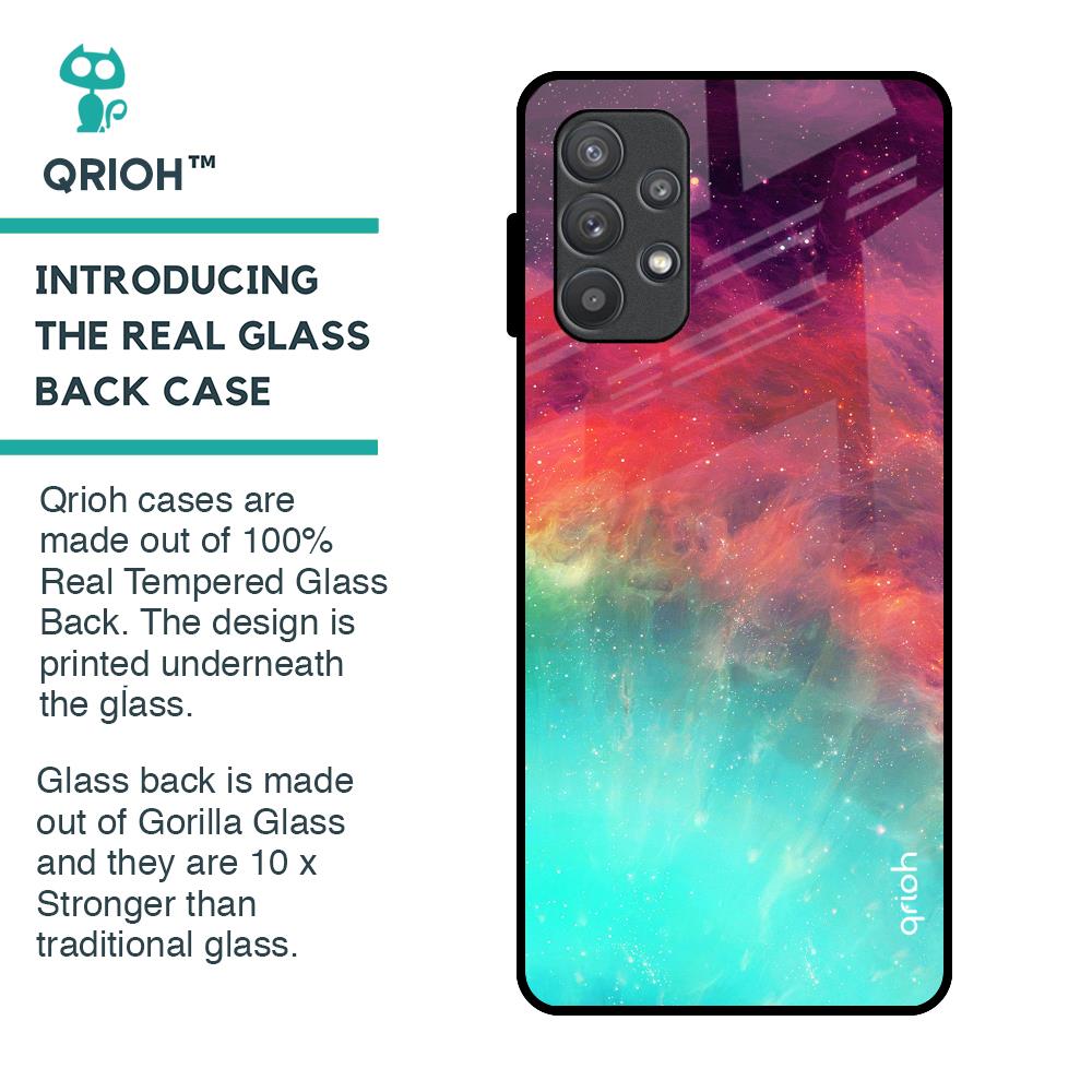 Colorful Aura Glass Case for Samsung Galaxy A72
