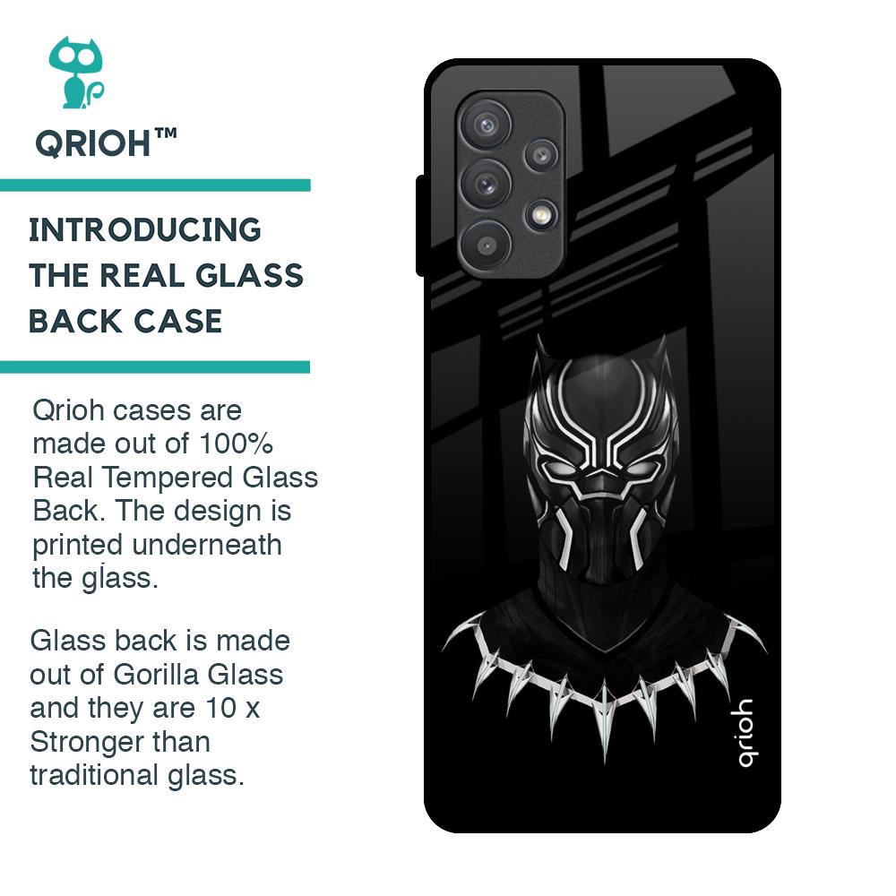 Dark Superhero Glass Case for Samsung Galaxy A72
