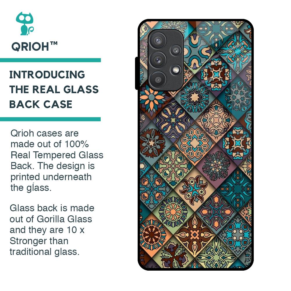Retro Art Glass Case for Samsung Galaxy A72