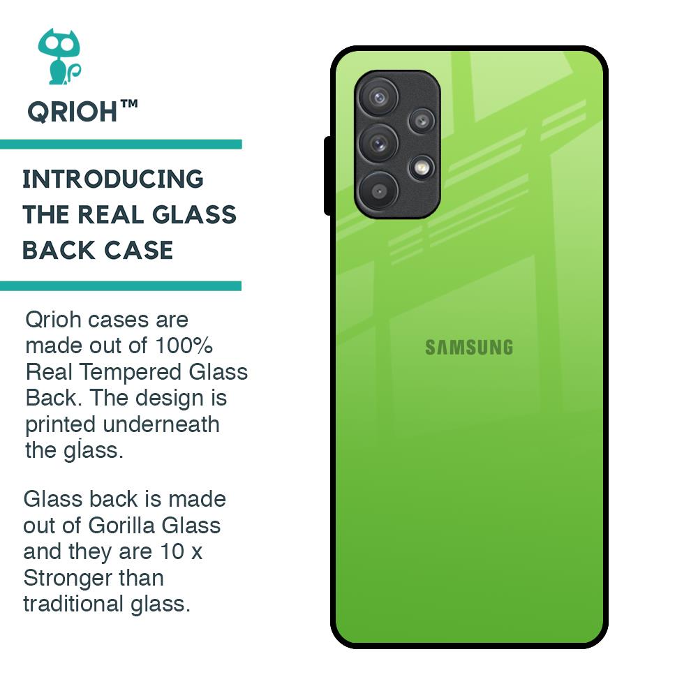 Paradise Green Glass Case For Samsung Galaxy A72