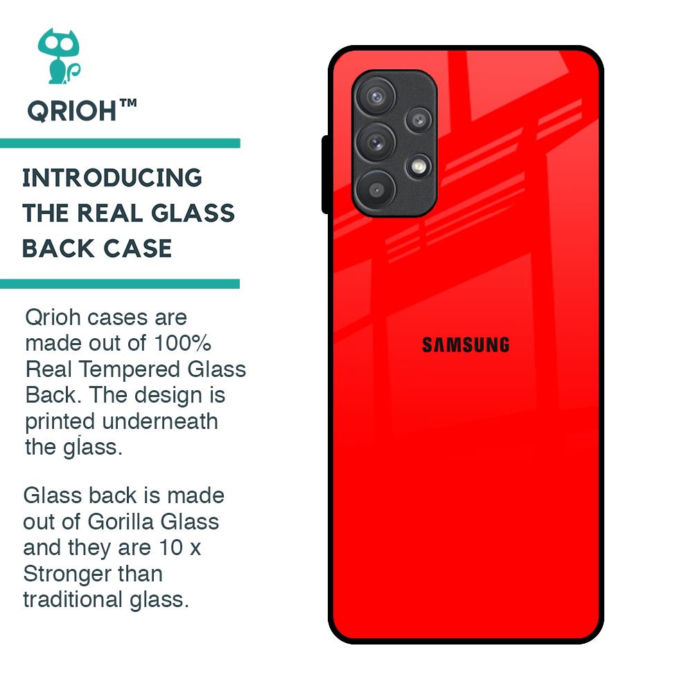 Blood Red Glass Case for Samsung Galaxy A72
