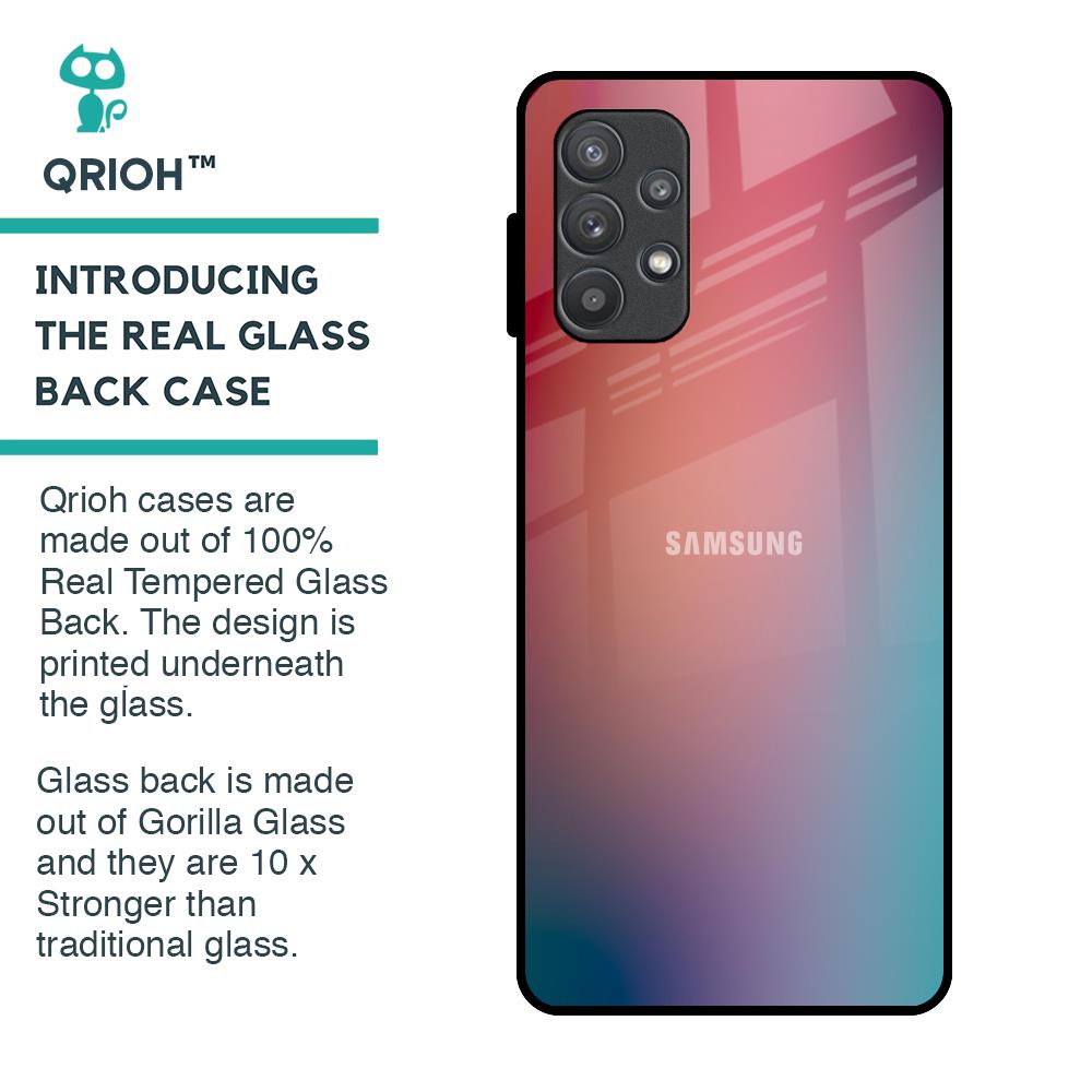 Dusty Multi Gradient Glass Case for Samsung Galaxy A72