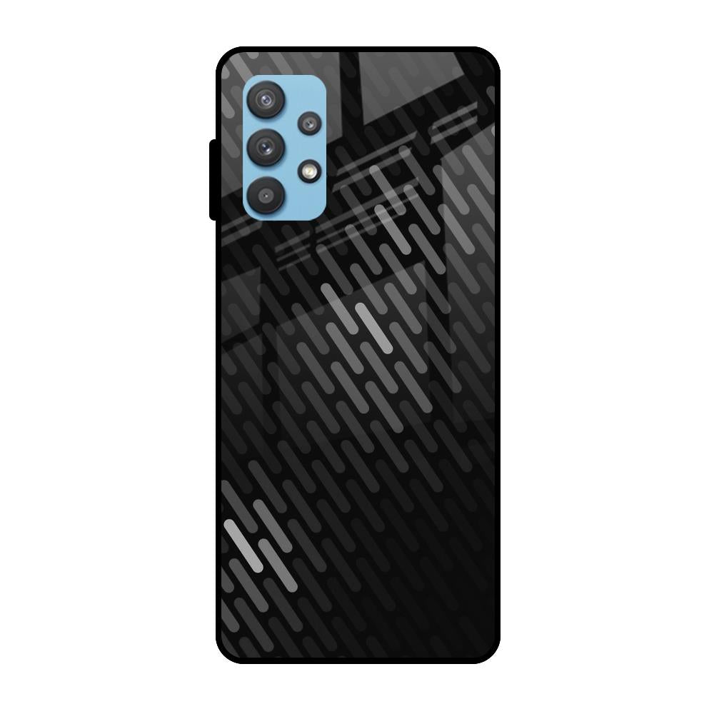 Dark Abstract Pattern Samsung Galaxy A72 Glass Cases & Covers Online