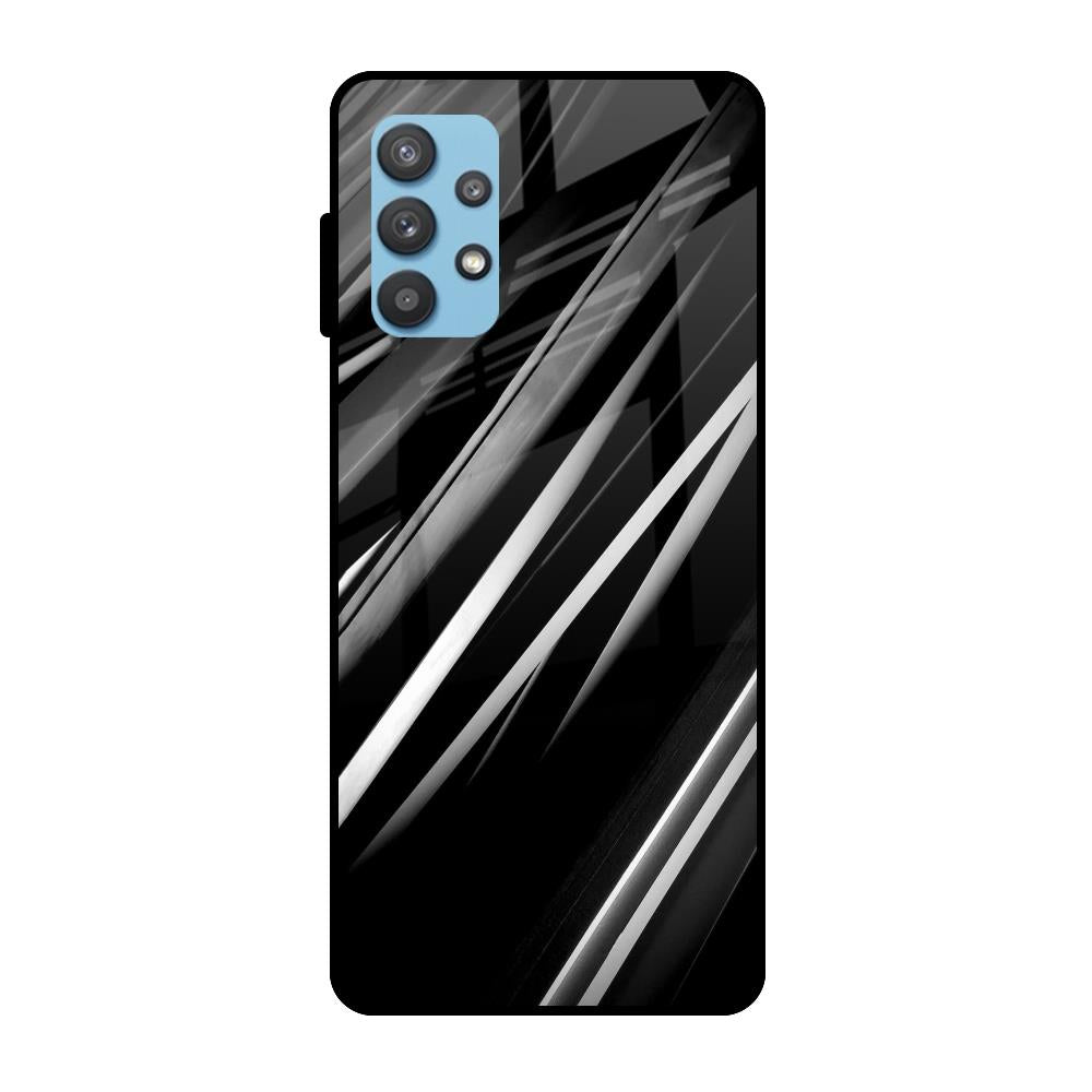 Black & Grey Gradient Samsung Galaxy A72 Glass Cases & Covers Online