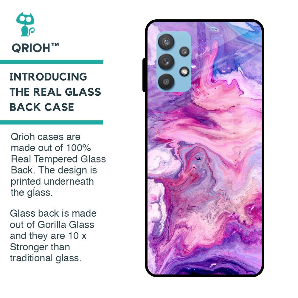 Cosmic Galaxy Glass Case for Samsung Galaxy A72