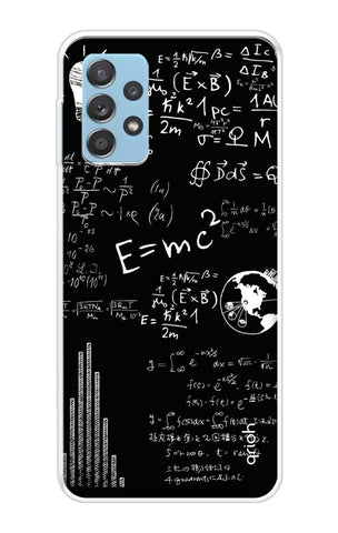 Equation Doodle Samsung Galaxy A72 Back Cover