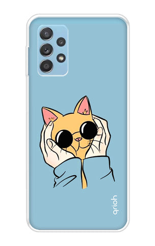 Attitude Cat Samsung Galaxy A72 Back Cover