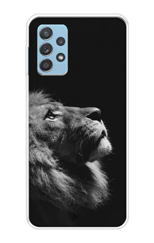 Lion Looking to Sky Samsung Galaxy A72 Back Cover