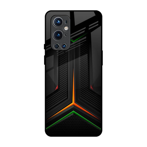 Modern Ultra Chevron OnePlus 9 Pro Glass Back Cover Online