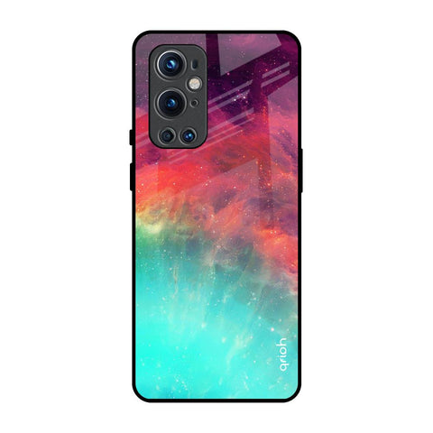 Colorful Aura OnePlus 9 Pro Glass Back Cover Online