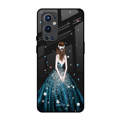 Queen Of Fashion OnePlus 9 Pro Glass Back Cover Online
