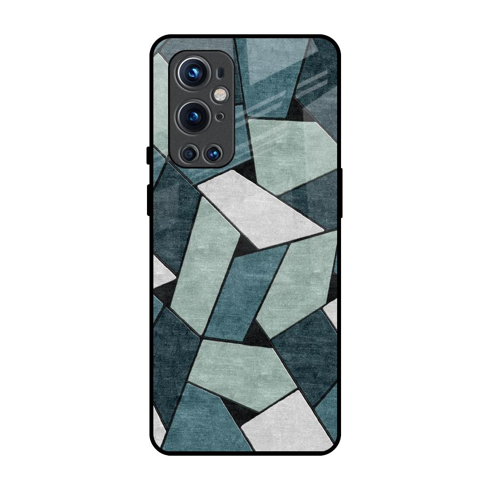 Abstact Tiles OnePlus 9 Pro Glass Back Cover Online