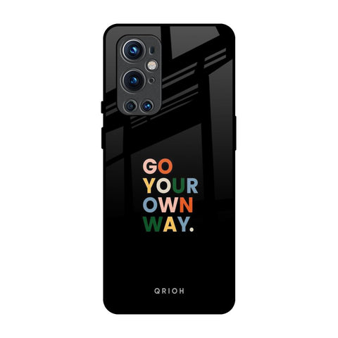 Go Your Own Way OnePlus 9 Pro Glass Back Cover Online