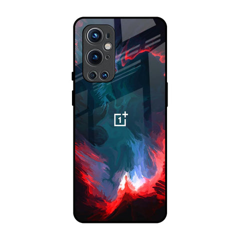 Brush Art OnePlus 9 Pro Glass Back Cover Online