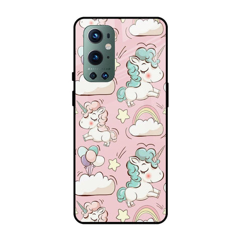 Balloon Unicorn OnePlus 9 Pro Glass Cases & Covers Online