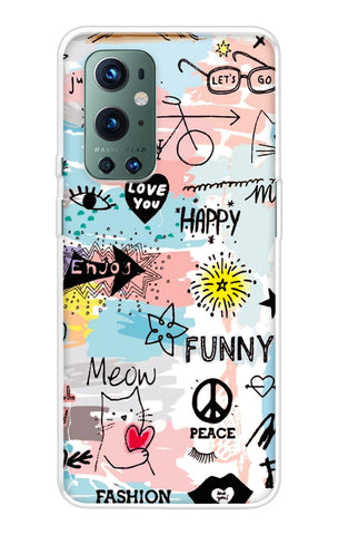 Happy Doodle OnePlus 9 Pro Back Cover
