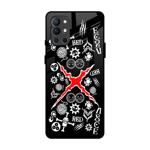 Red Zone OnePlus 9R Glass Back Cover Online