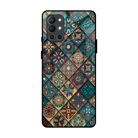 Retro Art OnePlus 9R Glass Back Cover Online